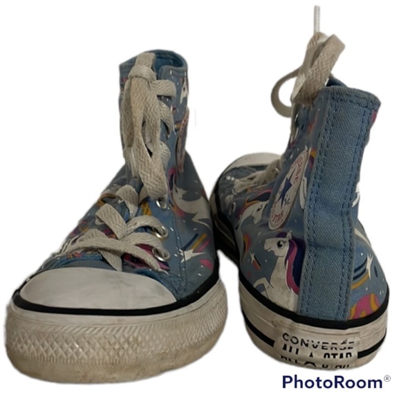 𝅺CONVERSE All ⭐️Star Little Girls Unicorn Sneakers! - Picture 5 of 5
